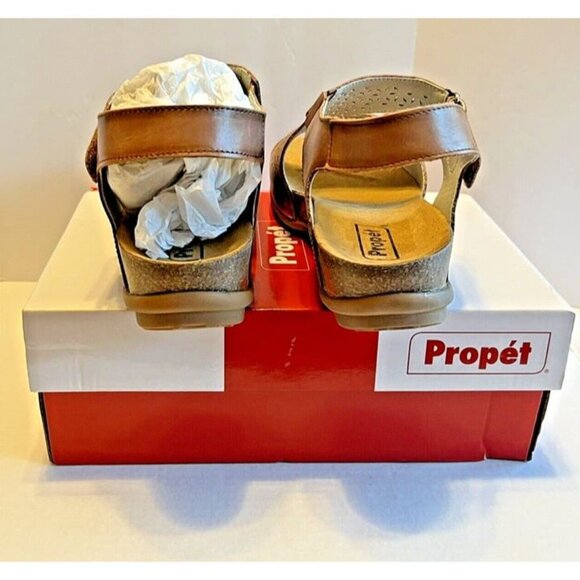NWT Propét Phoebe‎ WSX103L Brown Orthopedic Walker Sandal Sz. 11 Boho Comfort - Picture 5 of 9